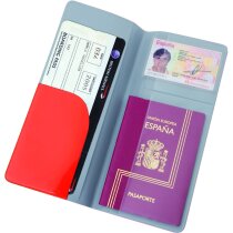 Portadocumentos de plástico para viajes personalizado rojo Portadocumentos de plástico para viajes personalizado rojo