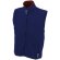 Chaleco polar colores vivos azul con logo