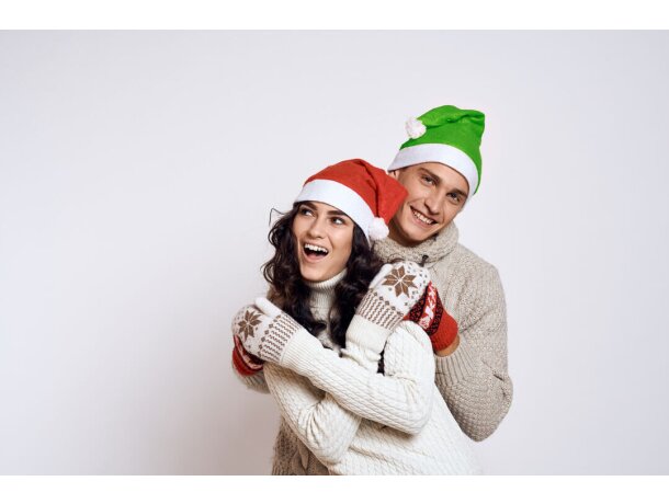 Gorro  de Papa Noel en colores