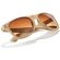 Gafas Haris de sol color marrón madera personalizado