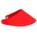 Visera Sunday de caucho ajustable personalizada sunday rojo