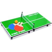 Mini ping pong con raquetas y bola personalizado Mini ping pong con raquetas y bola personalizado