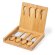 Set bambú Wayne para quesos con utensilios imprimir