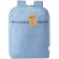 Mochila para niños personalizada para portátil algodón reciclado Bigail Azul