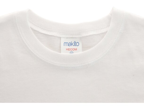 Camiseta de niño Hecom 135 gr blanca