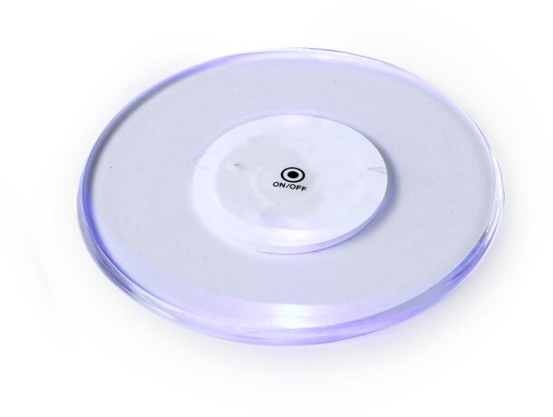 Posavasos luminoso Vitaly con LED multicolor personalizable detalle 5