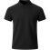 Polo adulto color Charles algodón ring spun piqué 180 g/m² Negro
