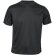 Camiseta tallas de adulto deportiva 135 gr negra