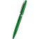 Bolígrafo con detalles en plata personalizado verde
