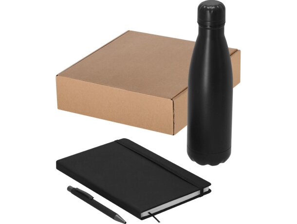 Set Rymarek termo 500ml bloc notas y bolígrafo aluminio detalle 2