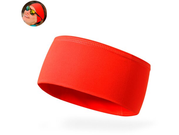 Cinta cabeza Arilyn de poliéster para deporte y aventura detalle 1