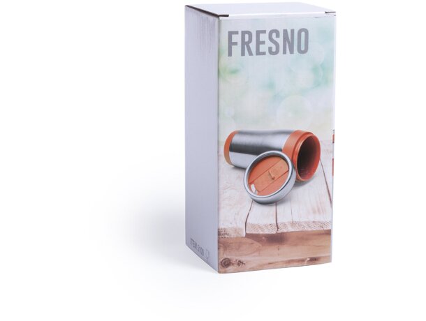 Vaso Fresno pers naranja