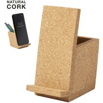 Portalápices Prosan corcho con soporte smartphone