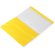 Portatodo de pvc ideal para tablet amarillo grabado