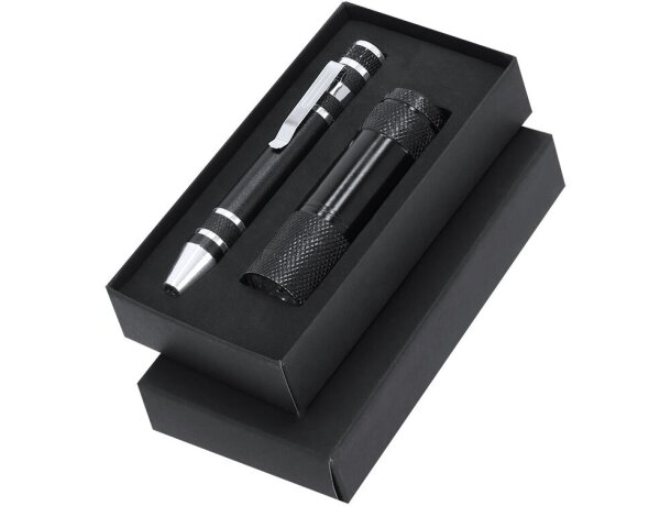 Set Lipan multiherramienta 6 accesorios con linterna led detalle 2