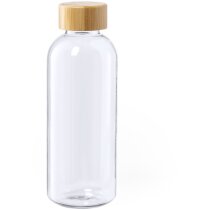 Botellas de agua reutilizables personalizadas Solarix 600ml RPET y bambú eco