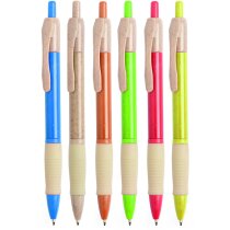Pack de Bolígrafos ecológicos para publicidad de caña de trigo Rosdy