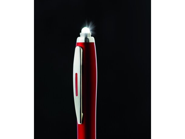 Bolígrafo con puntero táctil y luz led personalizado Bolígrafo con puntero táctil y luz led personalizado