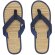 Chanclas Sirgu de paja natural con suela EVA Marino