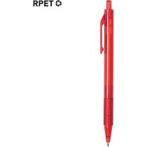 Bolígrafo RPET publicitario empuñadura transparente Groslin sostenible