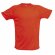 Camiseta en poliester 135 gr unisex tecnic plus rojo