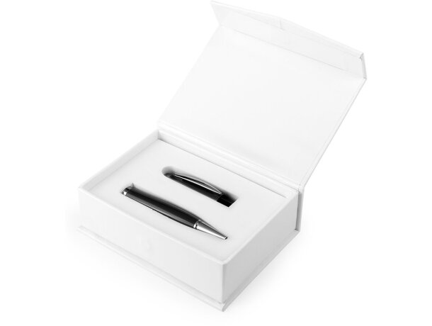 Pen drive 16GB con puntero y personalización de logo Sivart grabado negro