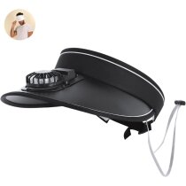 Visera con ventilador integrado recargable Akanyi