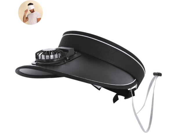 Visera ventilador Akanyi con batería recargable 150 mAh detalle 1