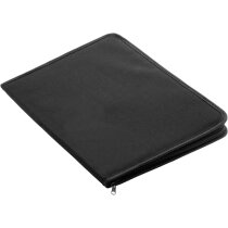 Portafolios de poliester con bloc negro