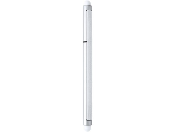 Bolígrafo Kostner ajustable en móvil o tablet personalizado blanco