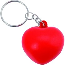 Llavero antiestrés con forma de corazón personalizado Llavero antiestrés con forma de corazón personalizado