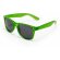 Gafas de sol de colores transparentes verde personalizado