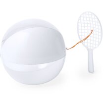 Set raqueta y balón para pvc con válvula de inflado