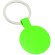 Llavero fluorescente de metal personalizado verde fluorescente