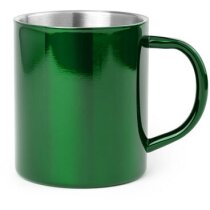 Taza Yozax acero inoxidable 280 ml bicolor brillo