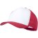 Gorra sencilla para imprimir a todo color personalizada roja