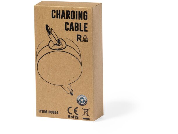 Cable cargador Zapa RCS tipo C 65W con ABS reciclado detalle 8