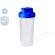 Bidón publicitario 800 ml polipropileno dosificador seguridad azul