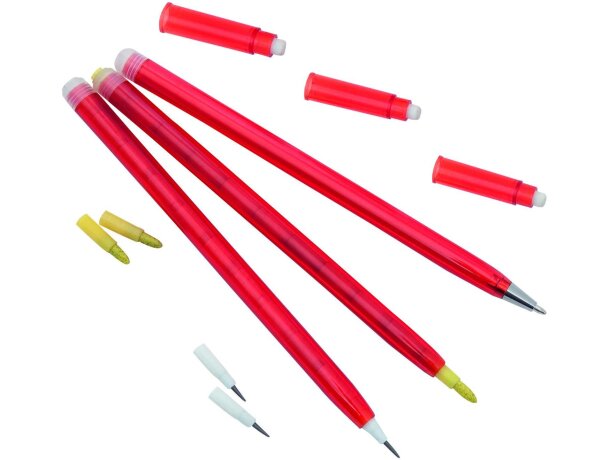 conjunto de rotulador con bolígrafo y lápiz personalizado