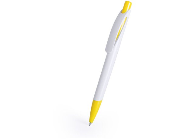 Bolígrafo Hurban personalizado amarillo