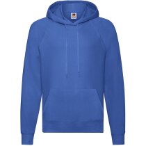 Sudadera capucha ligera felpa raglan adulto
