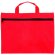 Portadocumentos non woven con asa de mano personalizado rojo