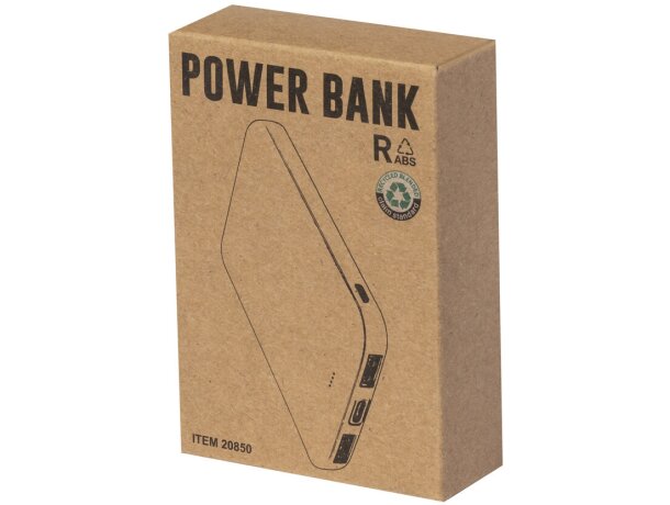 Powerbank 5000 mah de plástico reciclado Nawey Rcs detalle 5