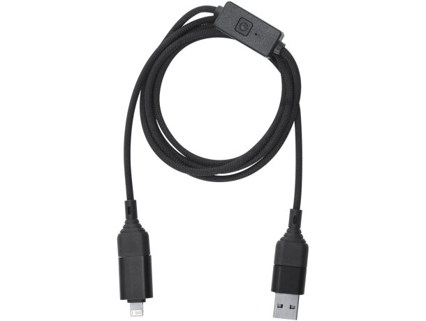 Cable protección piratería Gabbo aluminio reciclado 60W detalle 2