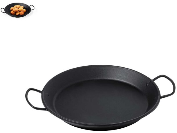 Plato Abanda negro polipropileno 15 cm para catering profesional detalle 1