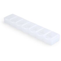 Pastillero semanal de plástico blanco barato
