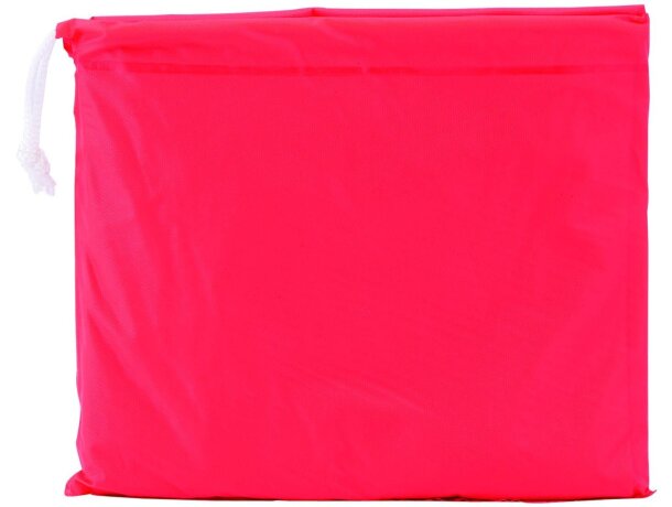 Poncho infantil con funda rojo