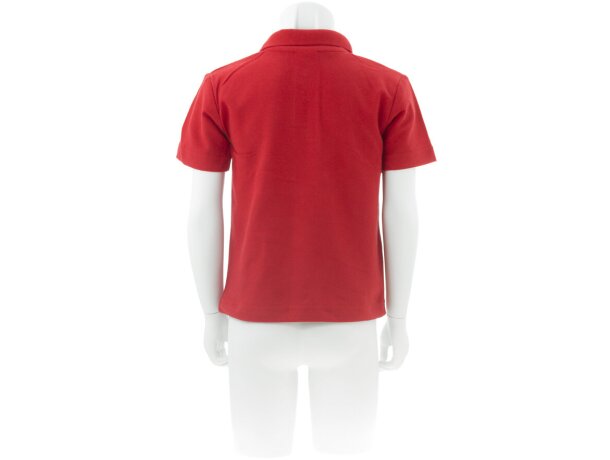 Polo Niño Color "keya" Yps180 Rojo detalle 1