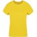 Camisetas manga corta mujer algodón ring spun 160 g/m2 Seiyo Amarillo