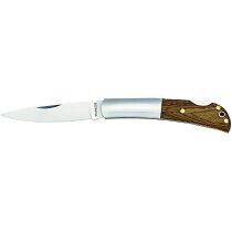 Navaja de acero y madera con bloqueo personalizada Navaja de acero y madera con bloqueo personalizada